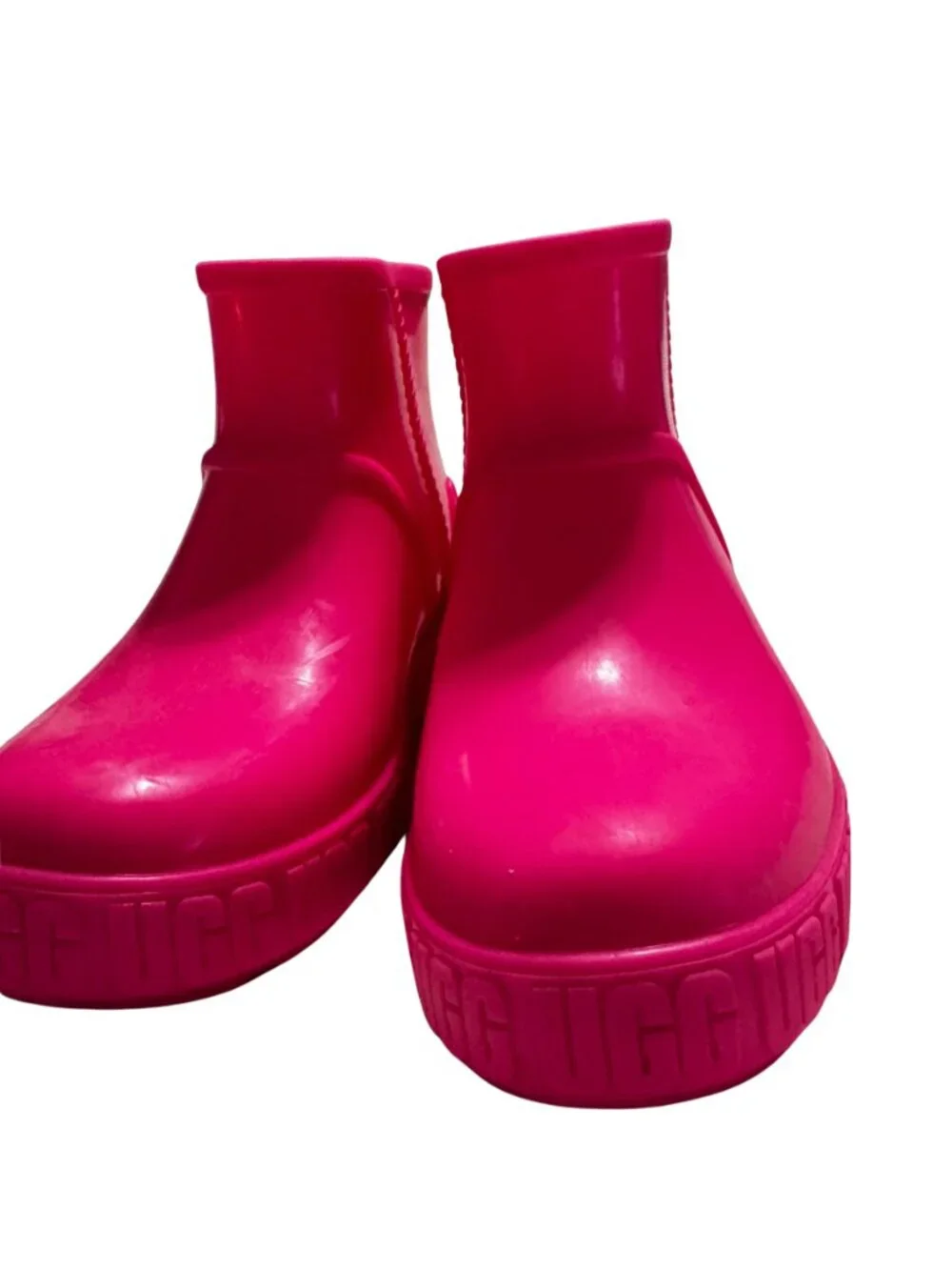 UGG Drizlita Taffy Pink Waterproof Rain Boots girls size 2